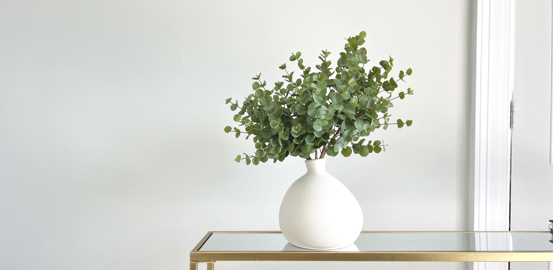 realistic lifelike eucalyptus high quality faux eucalyptus stems for trade & wholesale