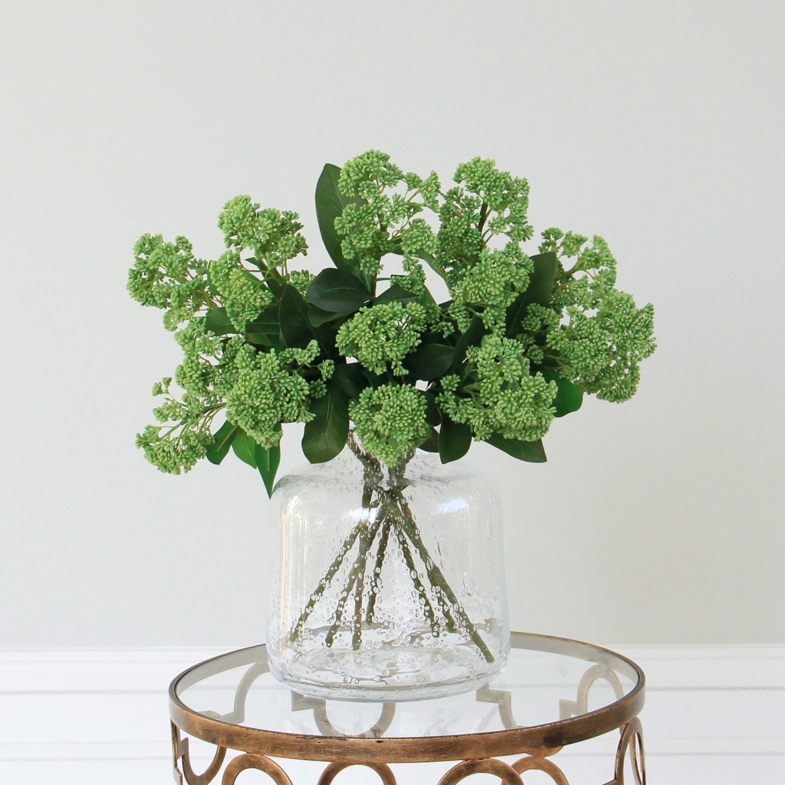 Artificial Green Skimmia Sample
