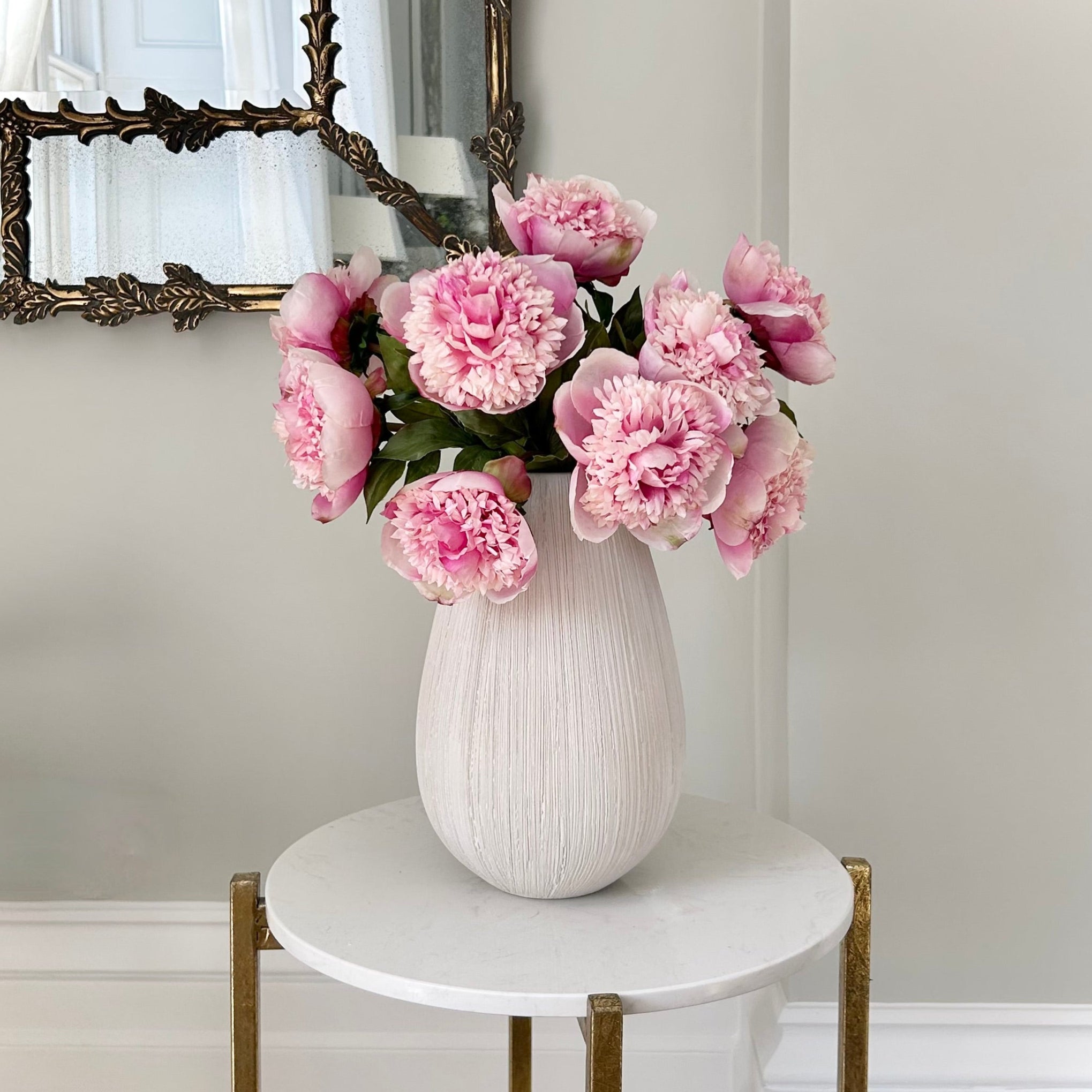 Wholesale Artificial Flowers High Quality Faux Silk Flowers for Wholesale and Trade Artificial Pink Open Peony in bulk ABY4236PK