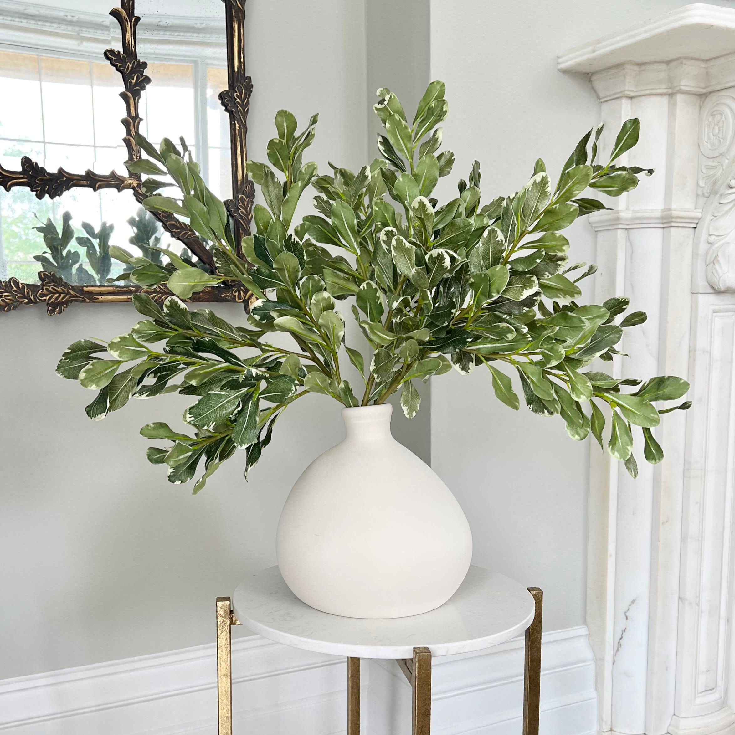 artificial flowers luxury faux silk green pittosporum leaf lifelike realistic faux flowers buy online from Amaranthine Blooms UK