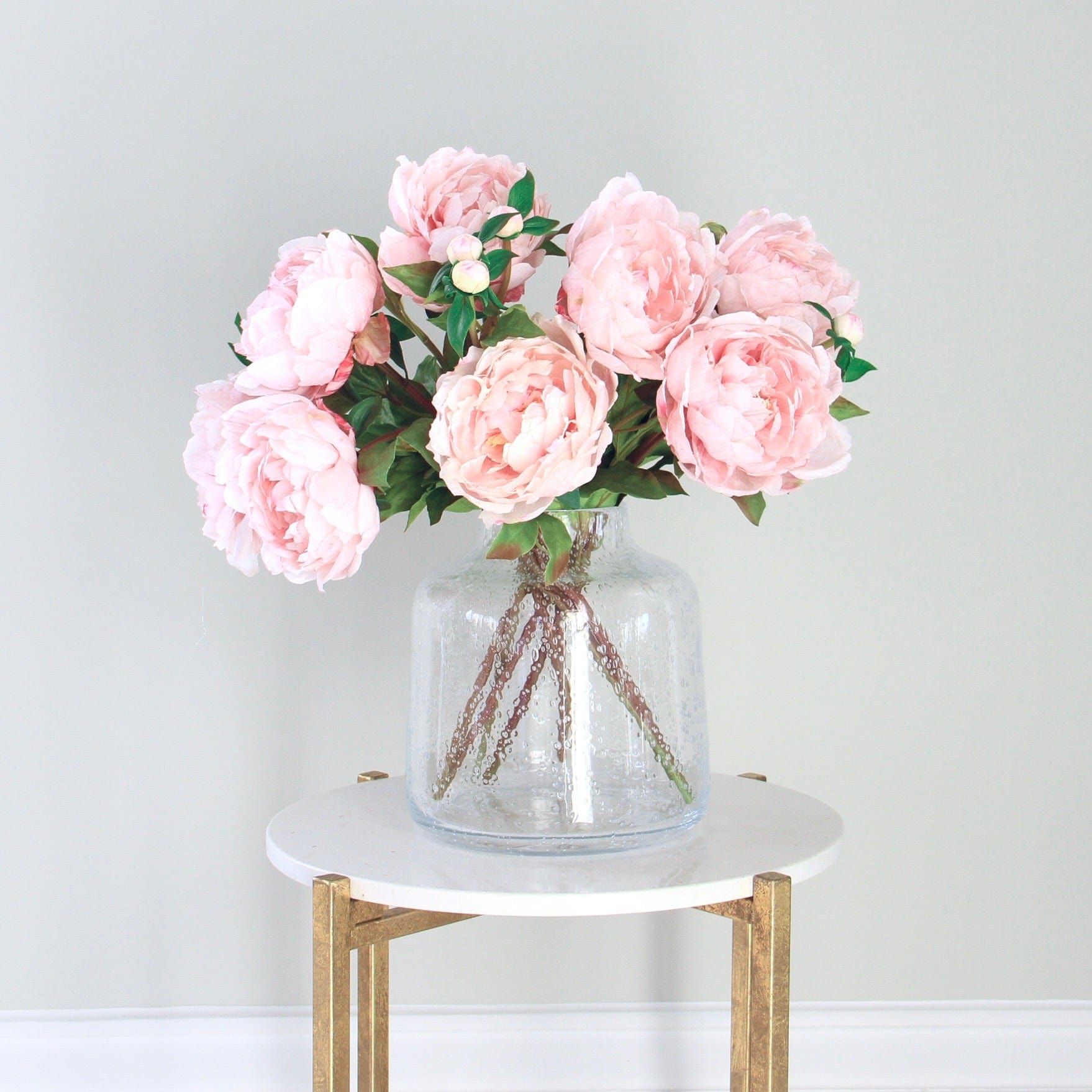 Wholesale Artificial Flowers High Quality Faux Silk Flowers for Wholesale and Trade Artificial Blush Pink Classic Peony in bulk