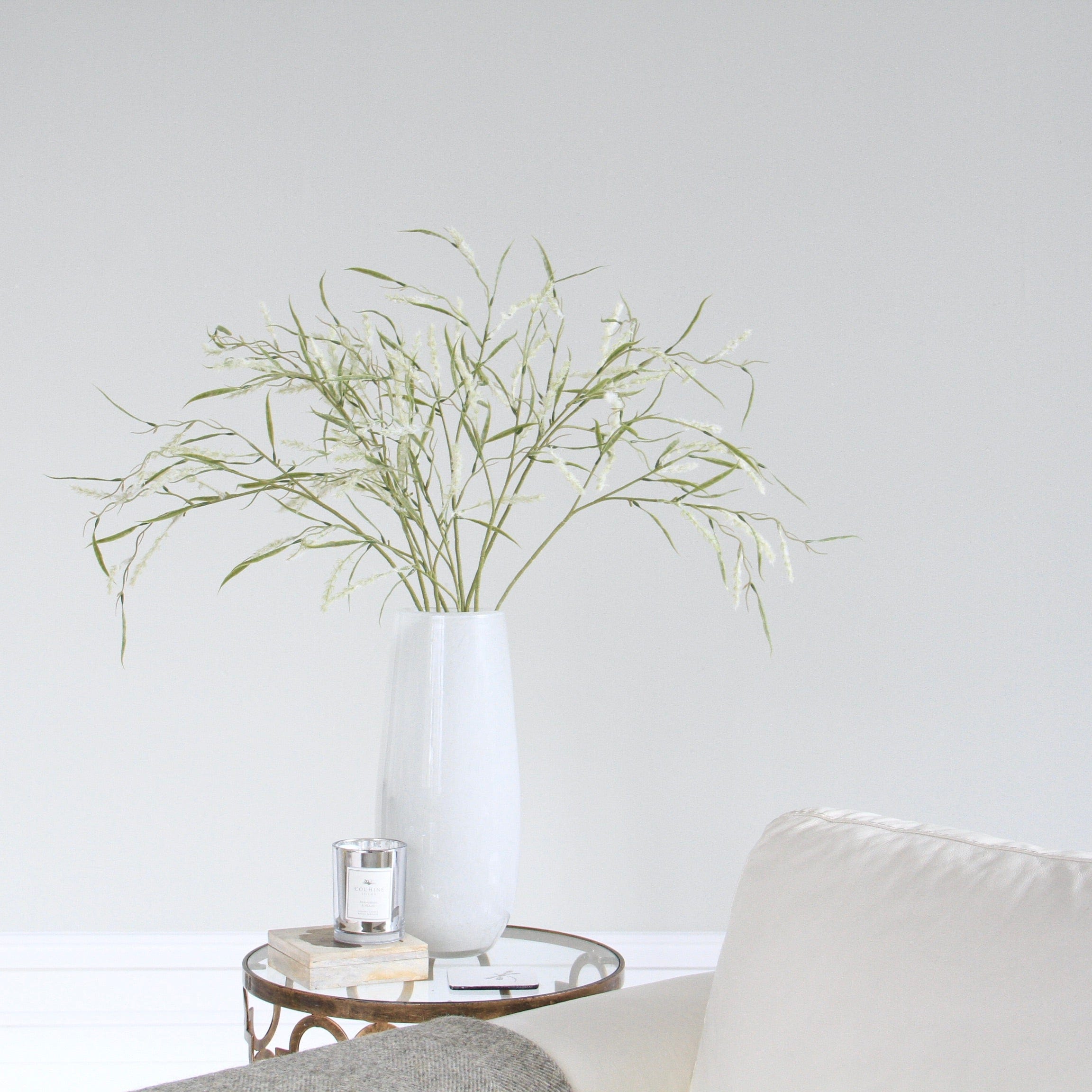 artificial flowers luxury faux silk tall green cream grass lifelike realistic faux flowers buy online from Amaranthine Blooms
