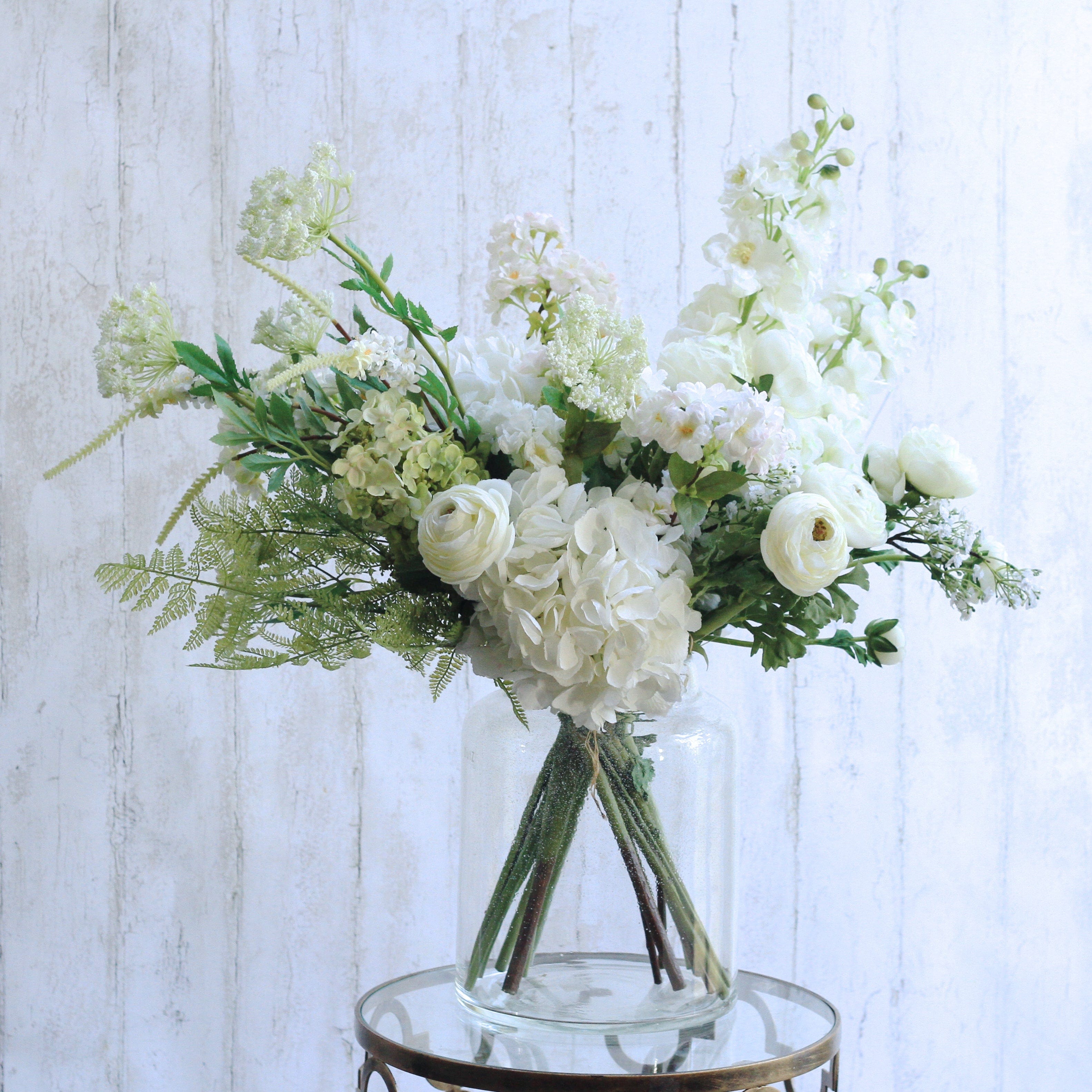 Artificial White Tall Delphinium - Wholesale