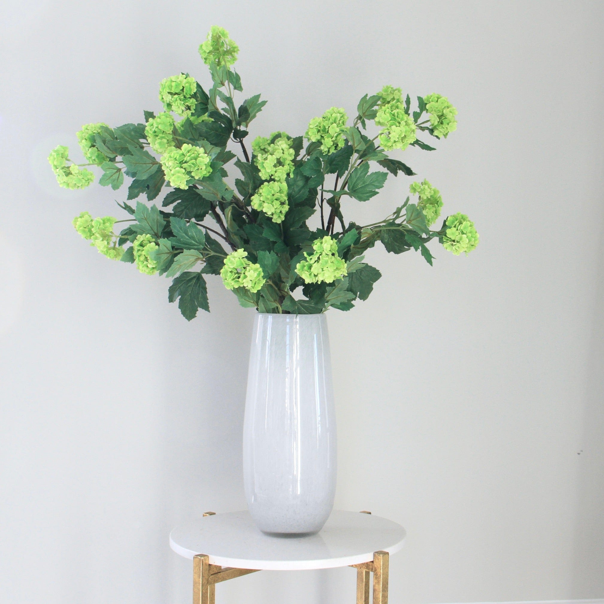 Wholesale Artificial Flowers High Quality Faux Silk Flowers for Wholesale and Trade Artificial Green Vivid Viburnum in bulk