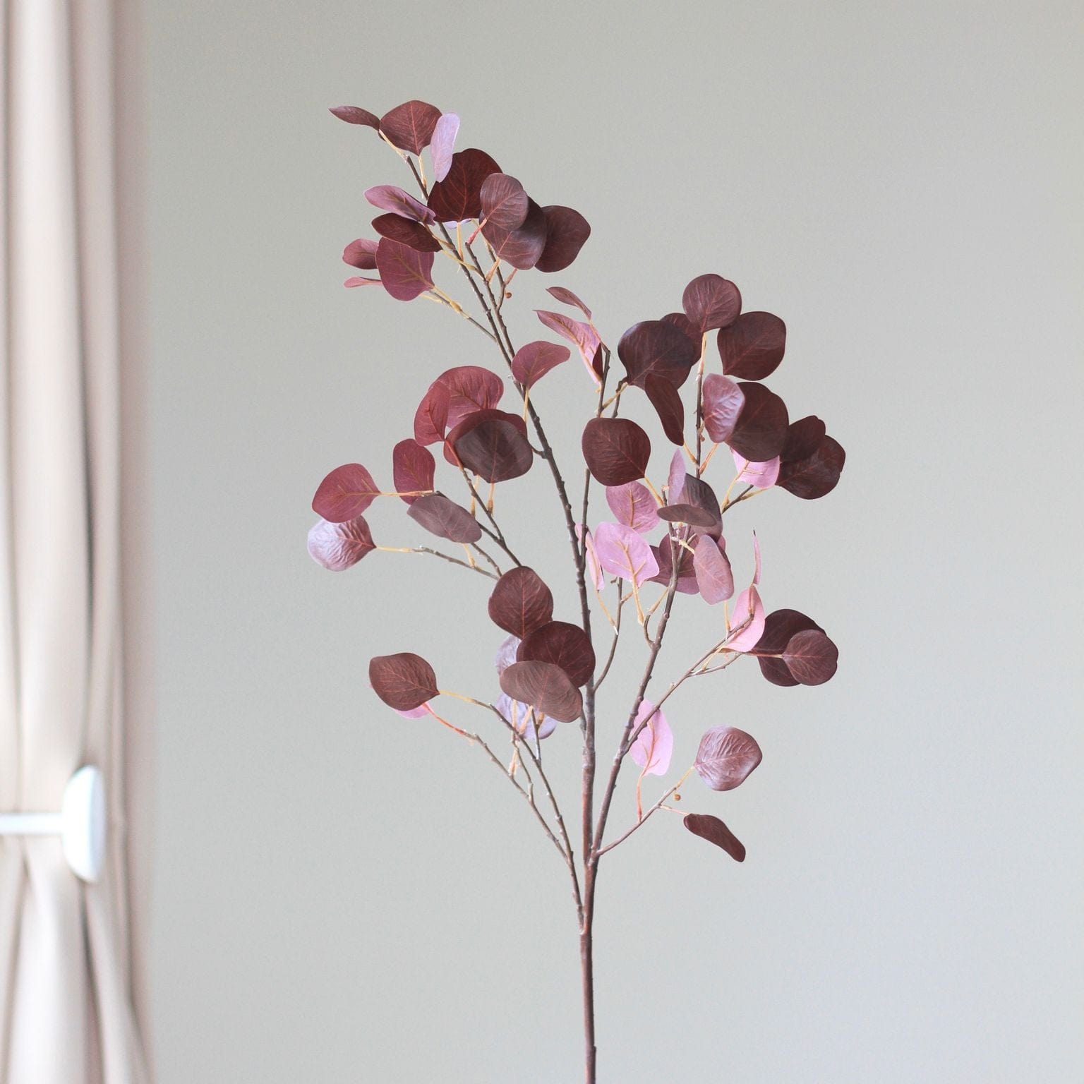 artificial flower red leaf branch luxury silk flowers