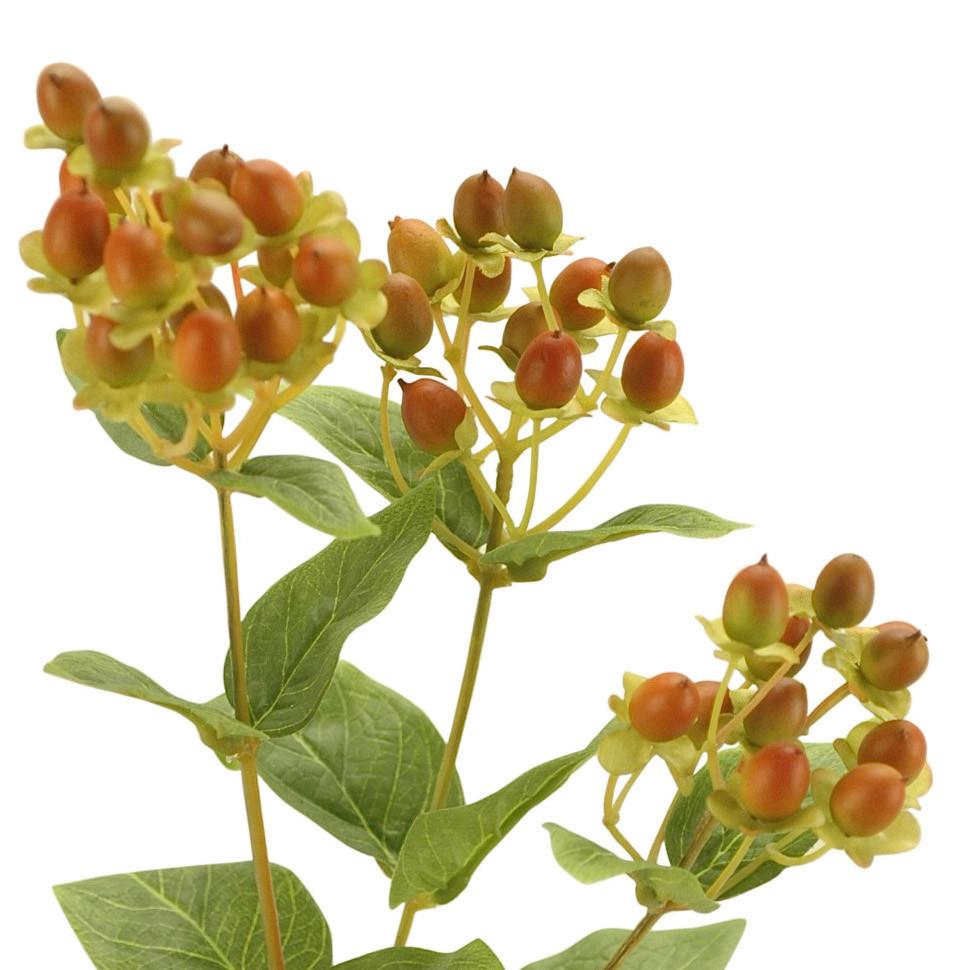 orange hypericum berries luxury realistic lifelike artificial silk flower from Amaranthine Blooms in UK, Hong Kong, Australia 